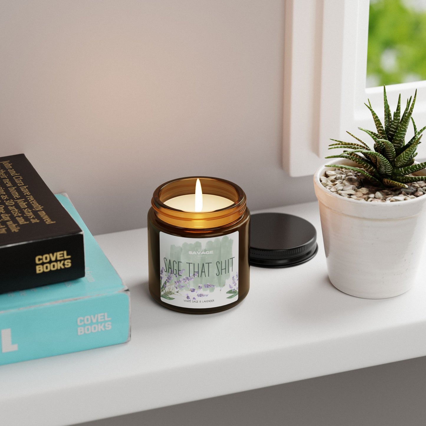 Sage That Shit Candle White Sage Lavender