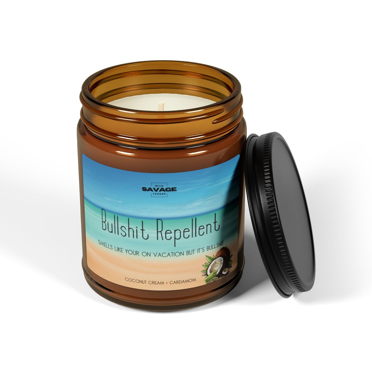 Bullshit Repellent Candle Coconut Cream & Cardamom