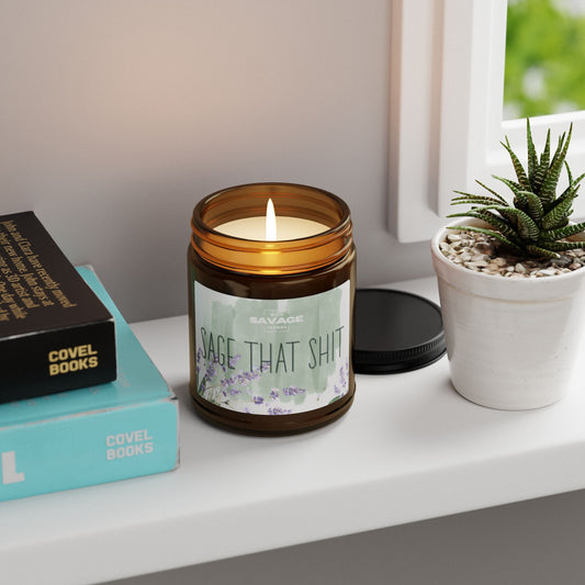 Sage That Shit Candle White Sage Lavender